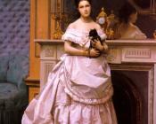 一位女士的肖像 - 让·莱昂·杰罗姆